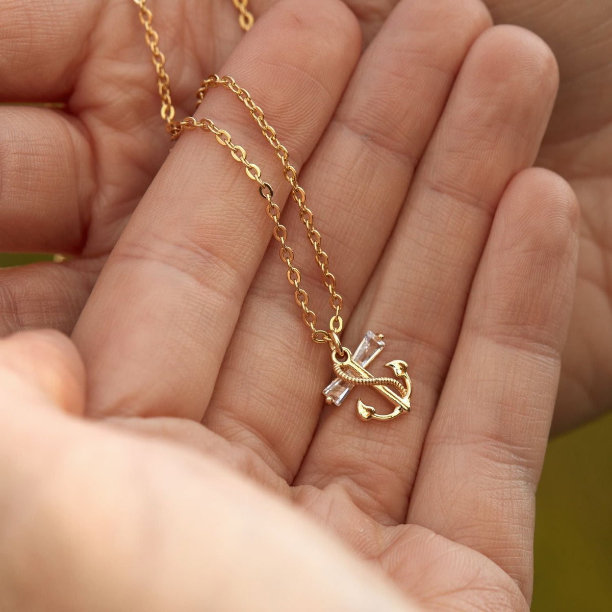 Anchor Necklace | Gift for Mom
